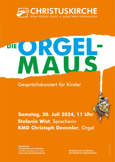 Plakat Orgelmaus